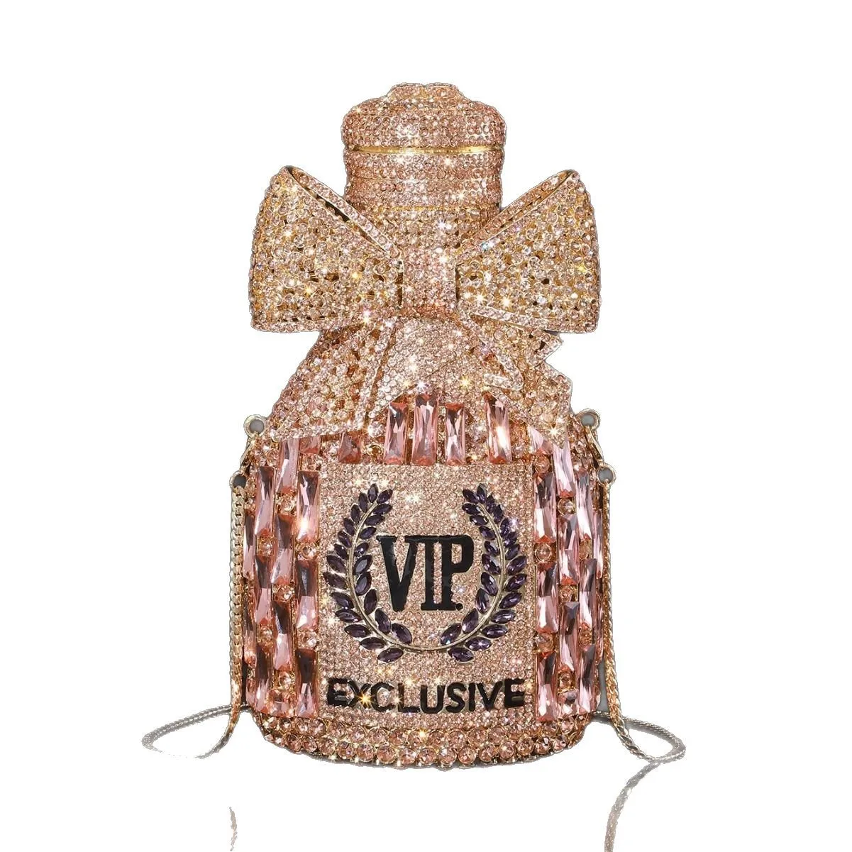 

Clutch Metal Diamond Dinner Wine Glass Clutch Bag VIP Pattern Banquet Party Bag Bolso Diseñador De Lujo Sac De Marque Luxe Femme