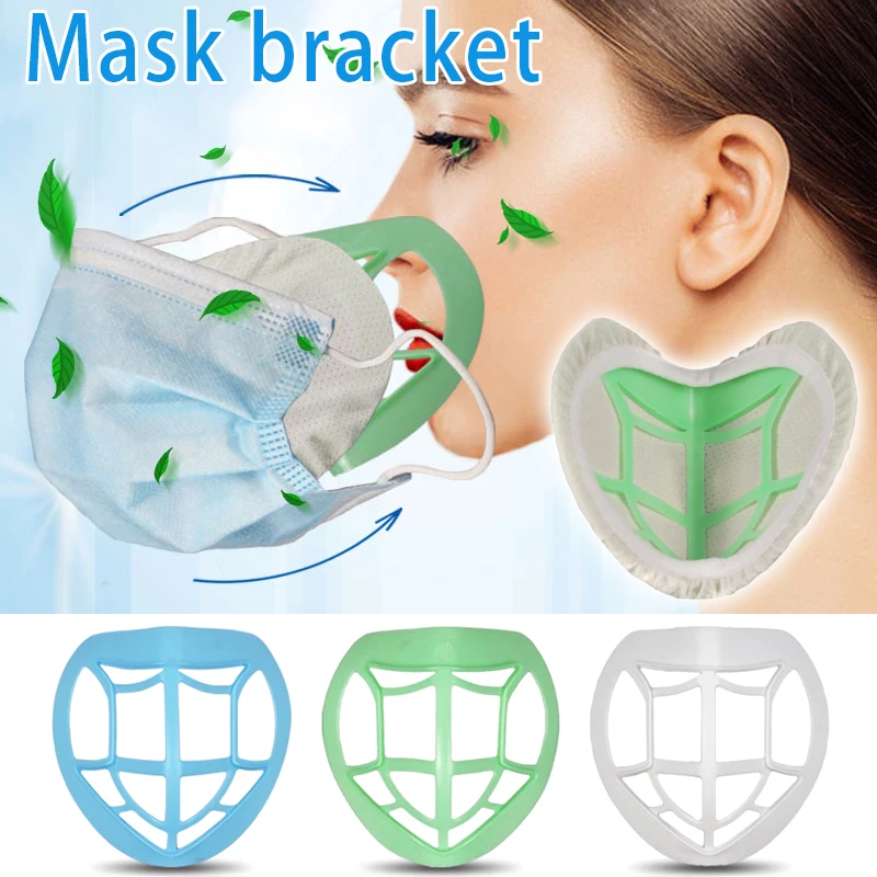 Silicone Mask Inner Support Frame Cool Lipstick Protection Stand for Comfortable Nose Breathing
