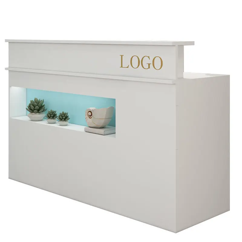 *Cashier Counter bar Simple Modern Small Counter Clothing Barber Shop Convenience Store Supermarket Front Desk Reception Desk