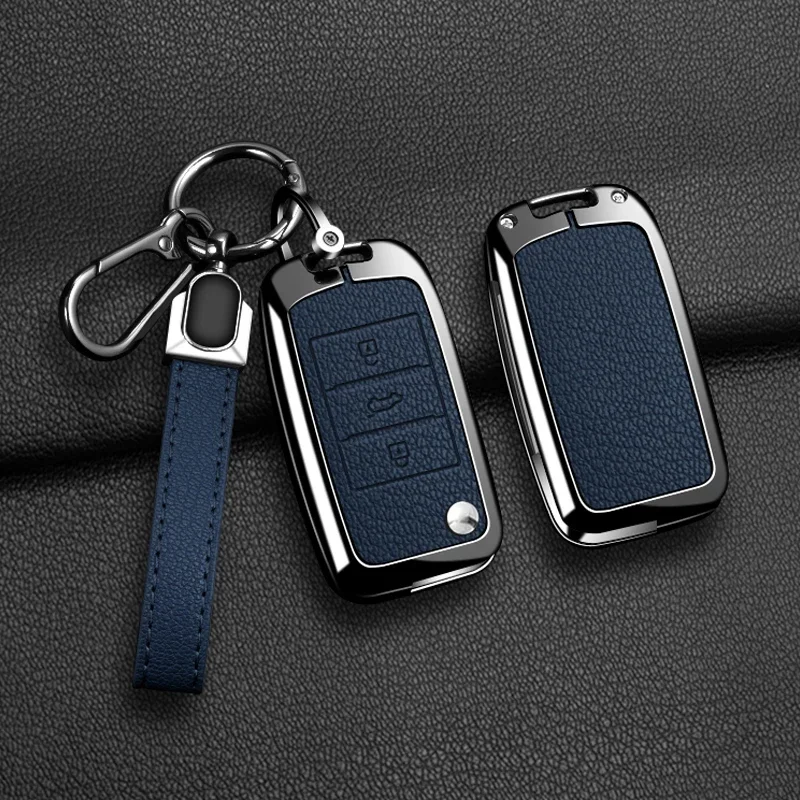 Suitable Leather Car Key Case Cover For MG 4 2023 Mg4 Ev MG HS GT ZS EV ZX MG5 MG6 for Roewe RX3 RX5 RX8 ERX5 I6 I5 Keychain 6