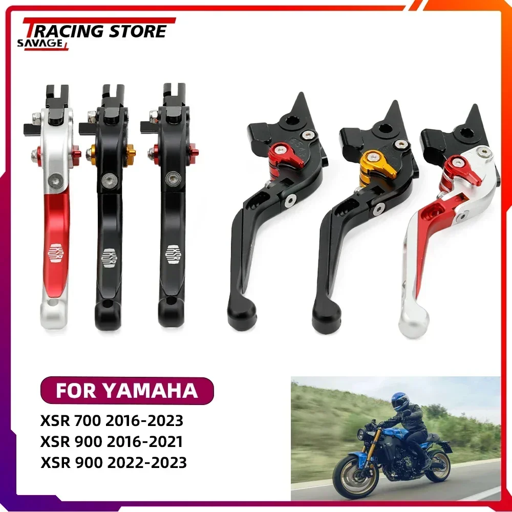 

2024 XSR900 XSR700 Motorycle Adjustable Folding Extendable Brake Clutch Levers For YAMAHA XSR 900 700 Handle Lever Accessories