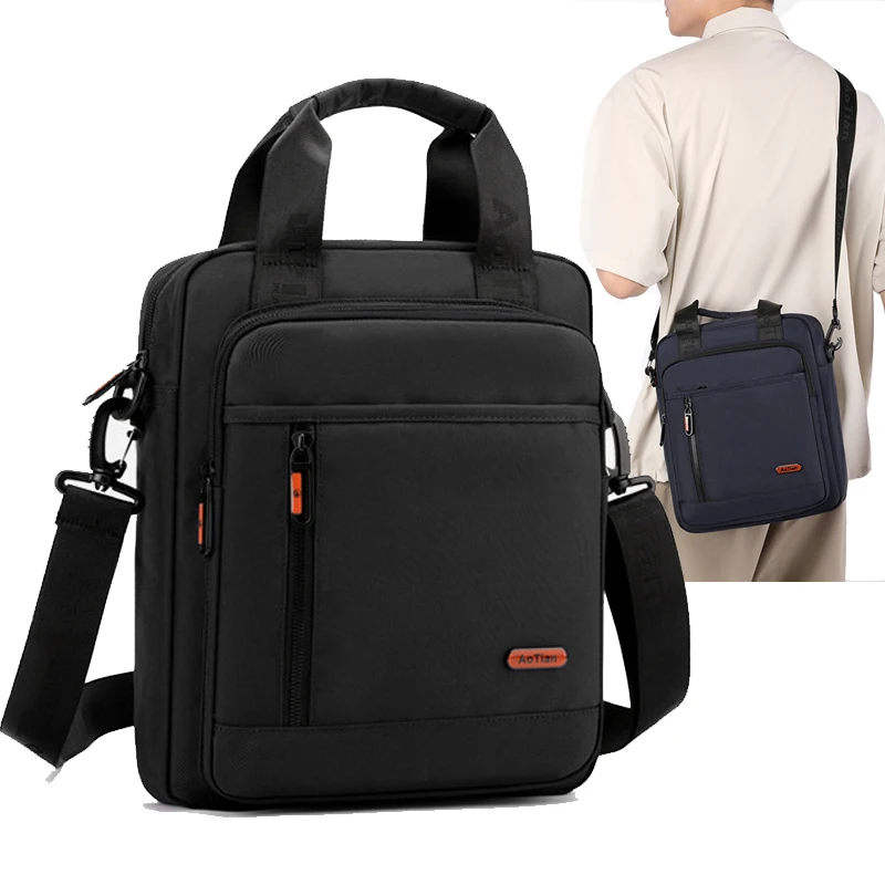 

Men's Portable Large Capaci Multi-layer Body-hing Crossbody Bag Waterproof Bapa Cycling Menger Handbag