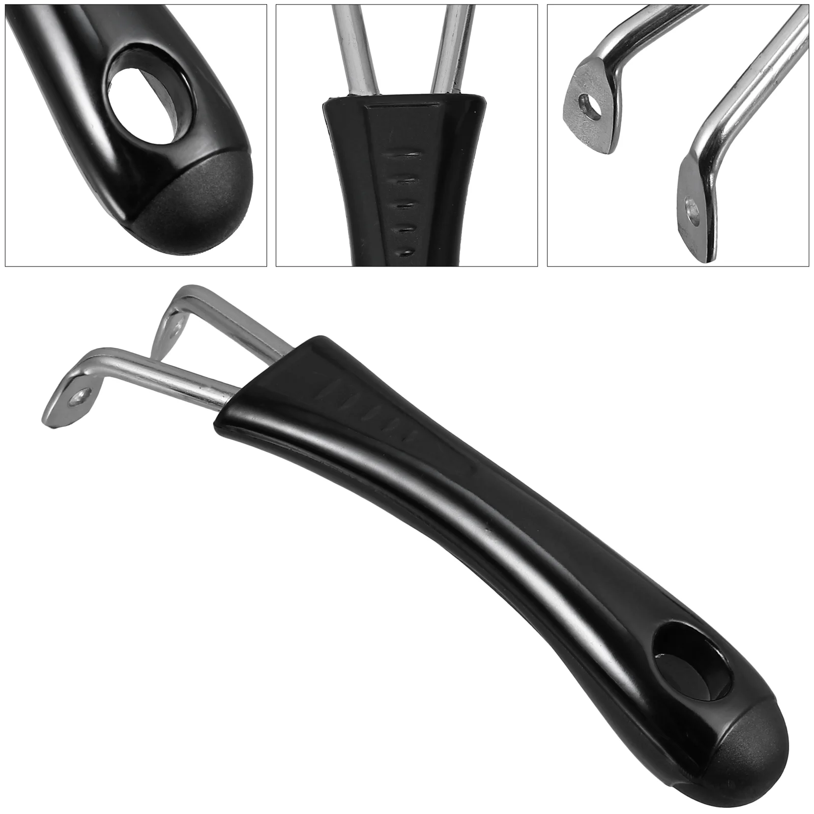 

4 Pcs Pot Handle Practical for Removable Panhandle Flat Cooking Griddle Human Body Ergonomic Grip Replacement Bakelite Frying