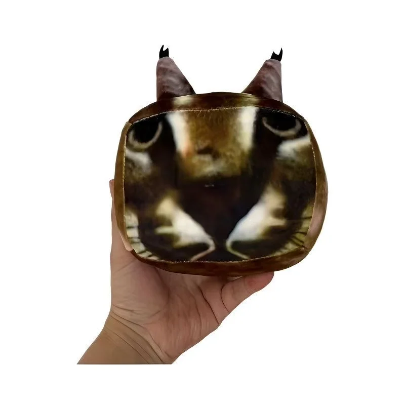 Cross-Border New Product Raise a Floppa Square Cat Plush Toy Factory Direct Sale