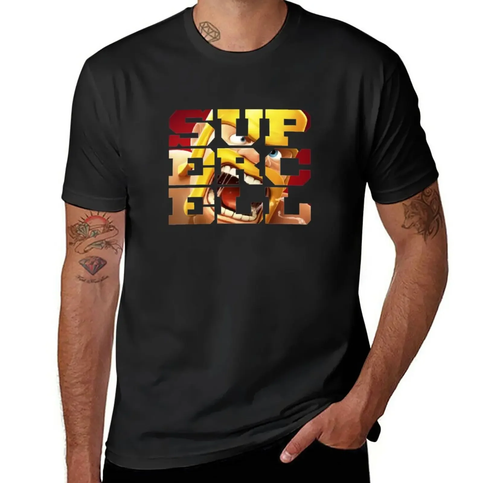 New Supercell Supercell - T-Shirt summer top korean fashion vintage t shirt mens t shirts