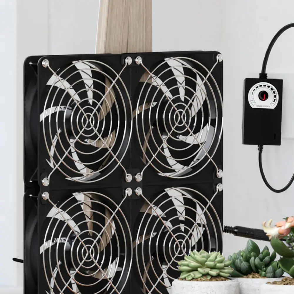 High Performance 12CM Cooling Fan For Router Weak Current Box Cabinet Server Laptop Base Speed Control Blower Fan
