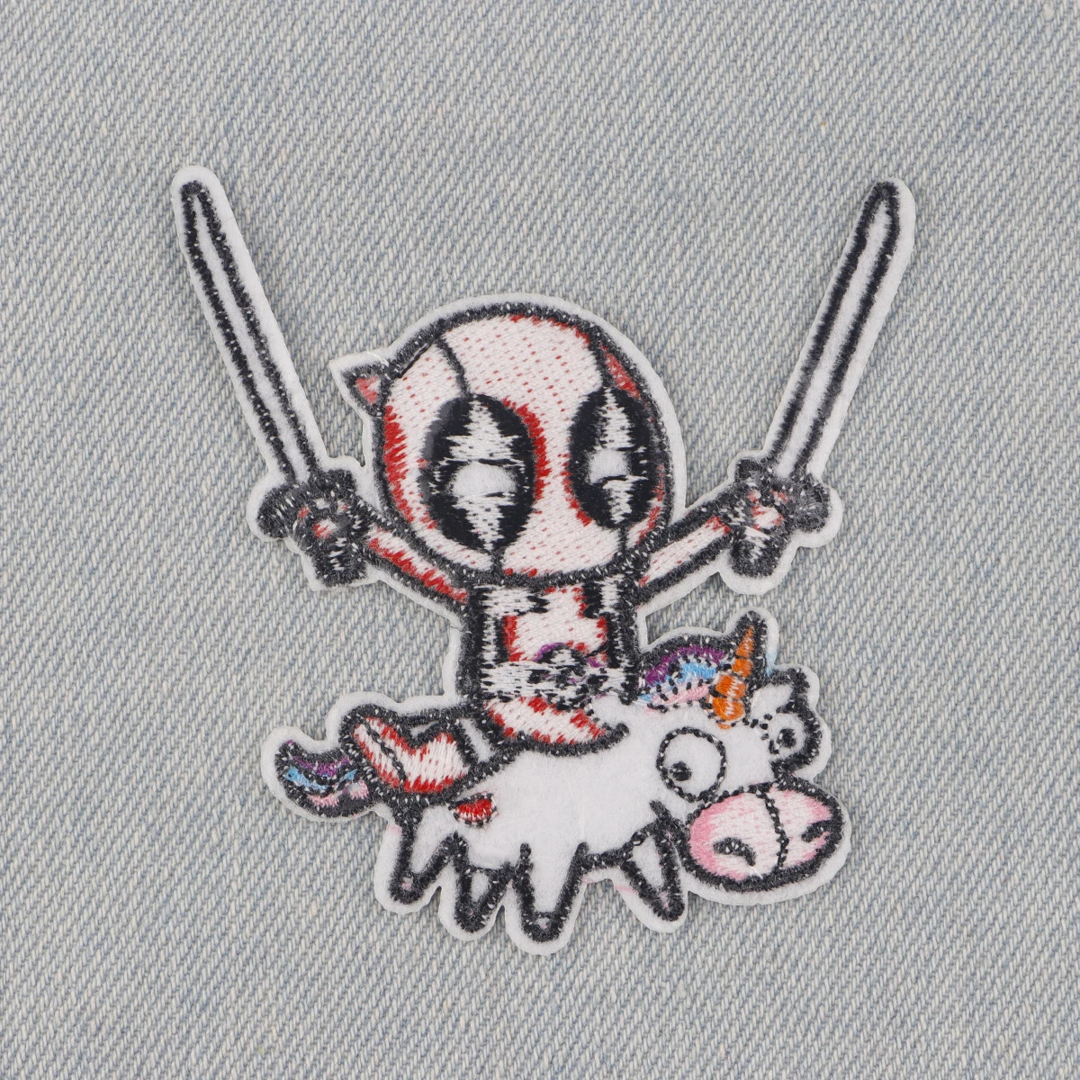 Cool Man Stickerei Patch Lustige Held Eisen Auf Patches Für Kleidung Thermoadhäsive Patches Auf Kleidung DIY Nähen Abzeichen