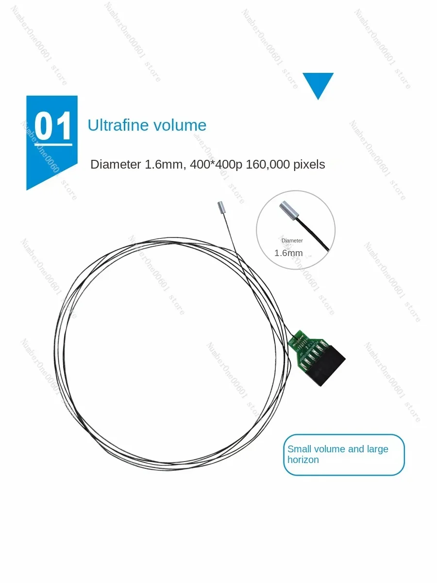 Diameter 1.6MM ultra-fine locking hole detection endoscope HD 400*400P 160,000 pixels multi-platform use