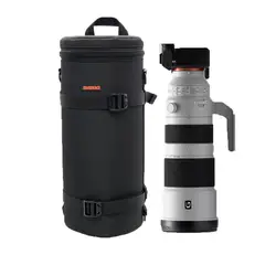 For 200-600 E Sony Port 150-600 Telephoto Lens Cylinder Bag Thicken Seismic Lens Tube Thick Padded Lens Storage Protection Case