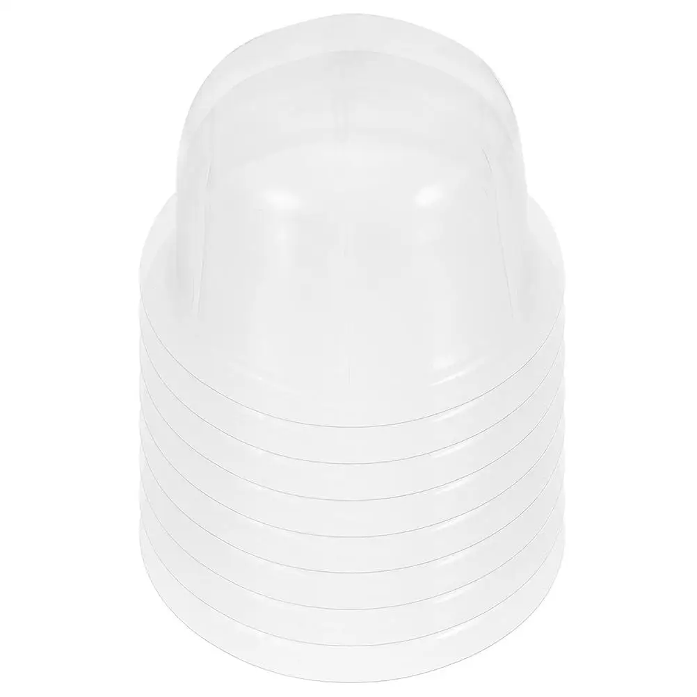 

8 Pcs Hat Support Stand Transparent Plastic Baseball Caps Inserts Shapers Material Easy Installation Versatile Use Shape