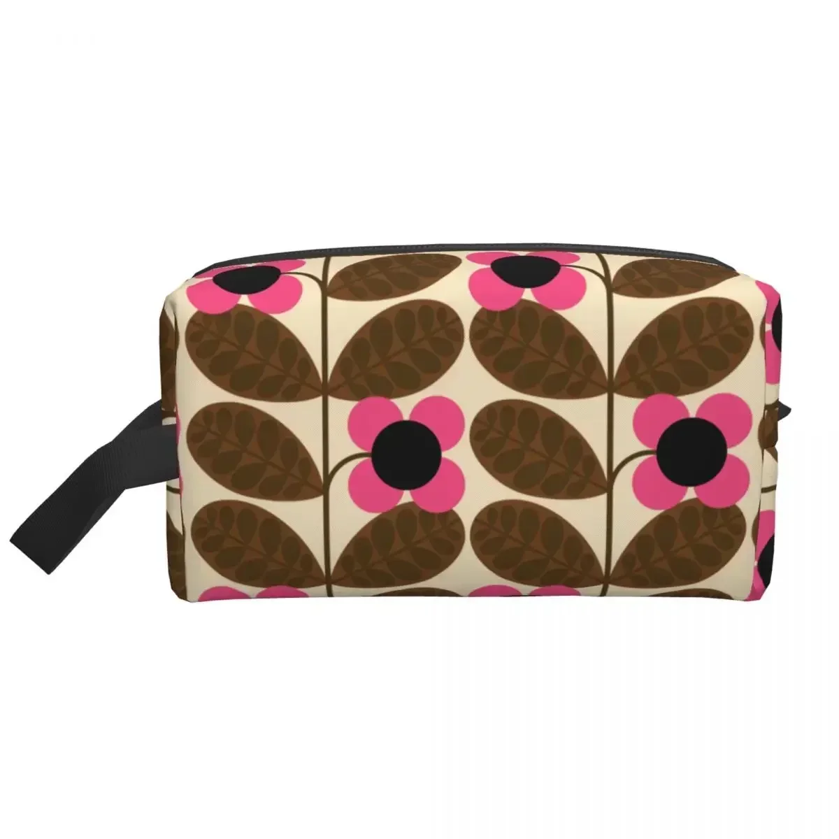 

Custom Cute Home Orla Kiely Travel Toiletry Bag for Women Cosmetic Makeup Bag Beauty Storage Dopp Kit