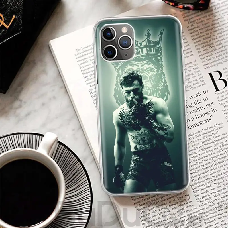 Conor McGregor Cover For iPhone 11 14 13 Pro 15 + 12 Mini Apple Phone Case X XR XS Max 7 Plus 8 6S SE 5S Print Coque