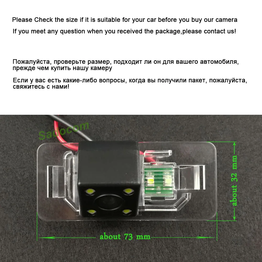 Car CCD  LED Night Vision Backup Rear View Camera Parking Assistance For BMW 3 Series 315 318 320 323 325 E39 E53 X3 X5 X6