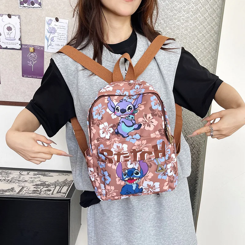 

mickey mouse Cartoon Schoolbag for Primary School Students New Cartoon Stitch Kindergarten Cute Children's Backpack