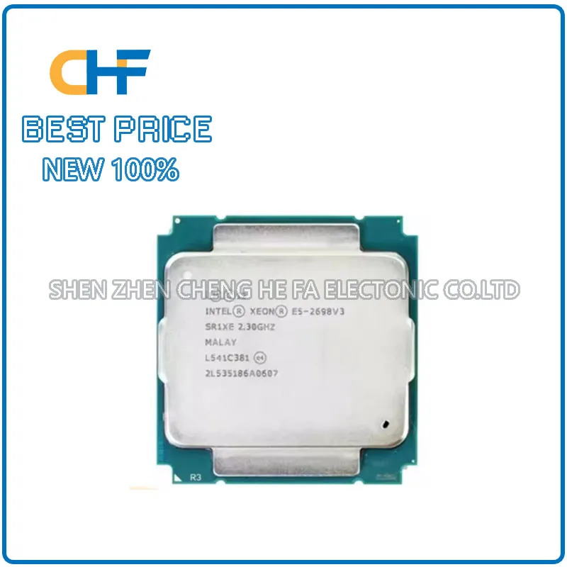 E5 2698V3 SR1XE 16 Core 32 Thread 2.3GHz 135W LGA 2011-3 interface CPU processor E5-2698V3