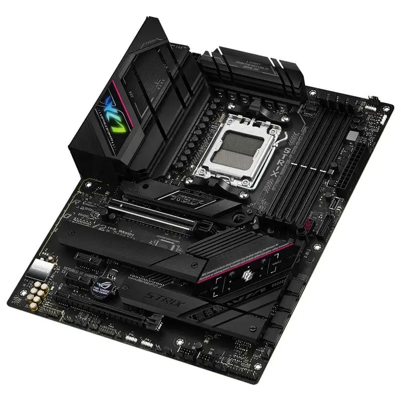 ASUS ROG STRIX B650E-F GAMING WIFI AMD B650 AM5 Motherboard DDR5 192GB M.2 ATX support Ryzen 5 9600X Ryzen 5 8500G Ryzen 9 7900 view 2