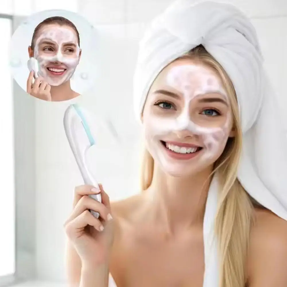 1 Stück manuelle Gesichts-Tiefenreinigungsbürste aus Silikon – Katzenpfoten-Gesichtswäscher zur Make-up-Entfernung, Mitesser und Porenpeeling U5X5