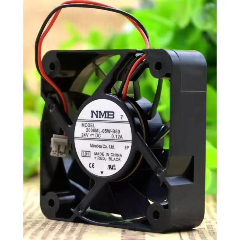 New Cooler Fan for NMB 2006ML-05W-B50 24V 0.12A Cooling Fan 50*50*15mm