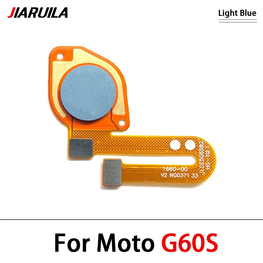 New For Motorola Moto G10 G20 G30 G50 G60 G60s Fingerprint Sensor Home Return Key Menu Button Flex Ribbon Cable