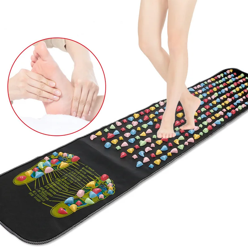 Simulate Pebbles Foot Massage Pad Improve Blood Circulation Pulse Acupuncture Massage Cushion Relieve Foot Ache Pain Health Care