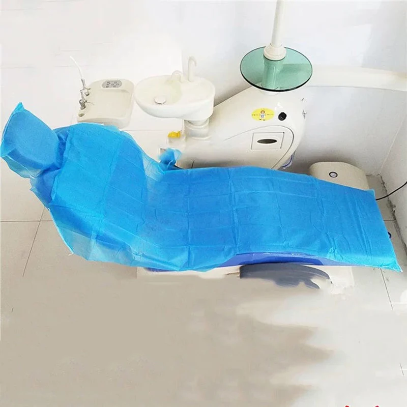 3pcs Disposable Dental Chair Unit Cover Non-woven Elastic Dental Seat Waterproof Protective Case Dental Chair Accesories