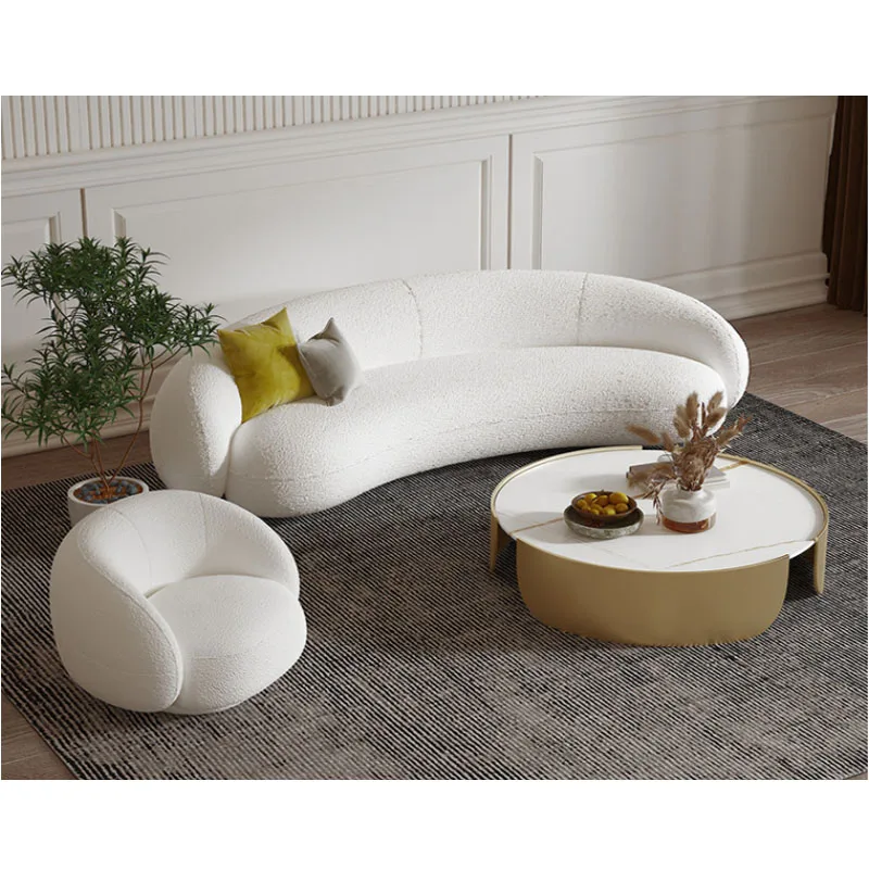 Luxury modern style sofa set Interior furniture Sofa set High-end living room