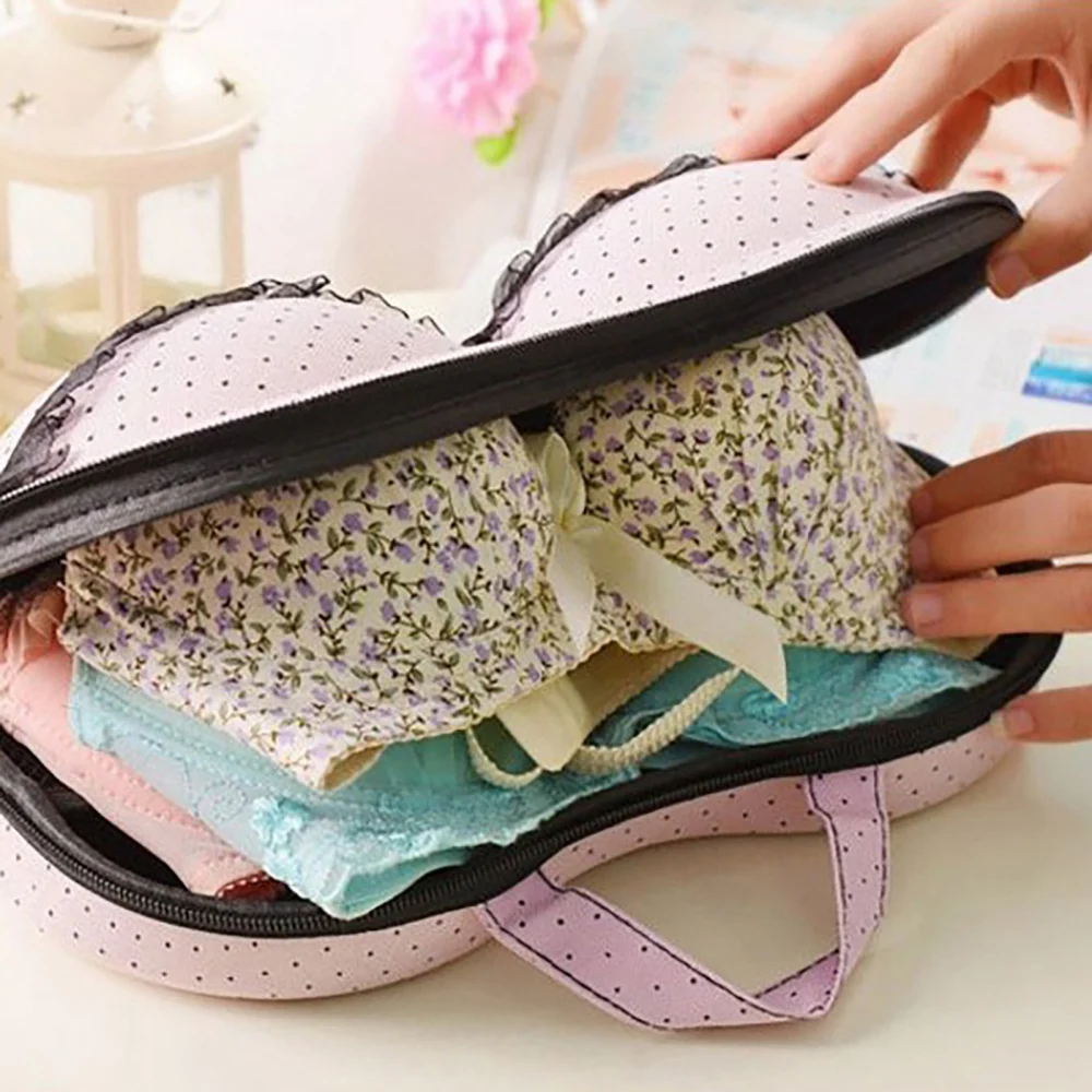 Scatola portaoggetti per reggiseno intimo portatile Organizer da viaggio custodia per reggiseno da donna custodia protettiva per Lingerie borsa