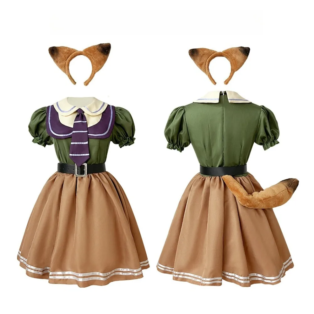 

Wild Animal City Cosplay Foxy Juliet Anime Stage Performance Dress Cute Dress Stage Performance Costume Anime Cosplay Costume