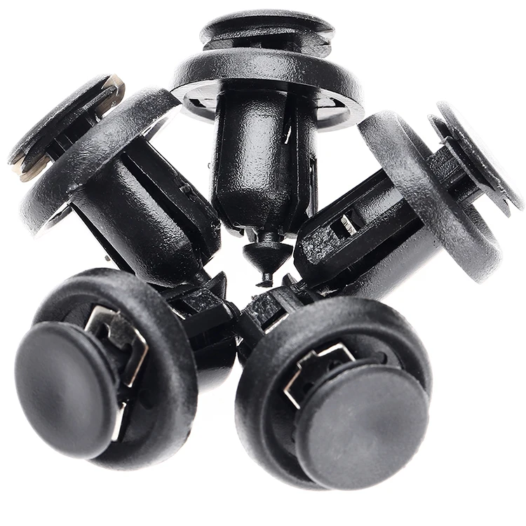 50szt Przedni zderzak samochodowy Klips typu Push Retainer 91505-S9A-003 Plastikowy klips z otworem 10mm do Honda MDX RDX Accord Civic Odyssey