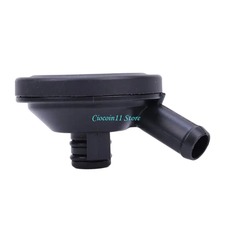 Y1UB Crankcase Ventilation Valves with Round Housing and Angled Hose Ports, Identified by Parts 8200291355 and 8200184165 for