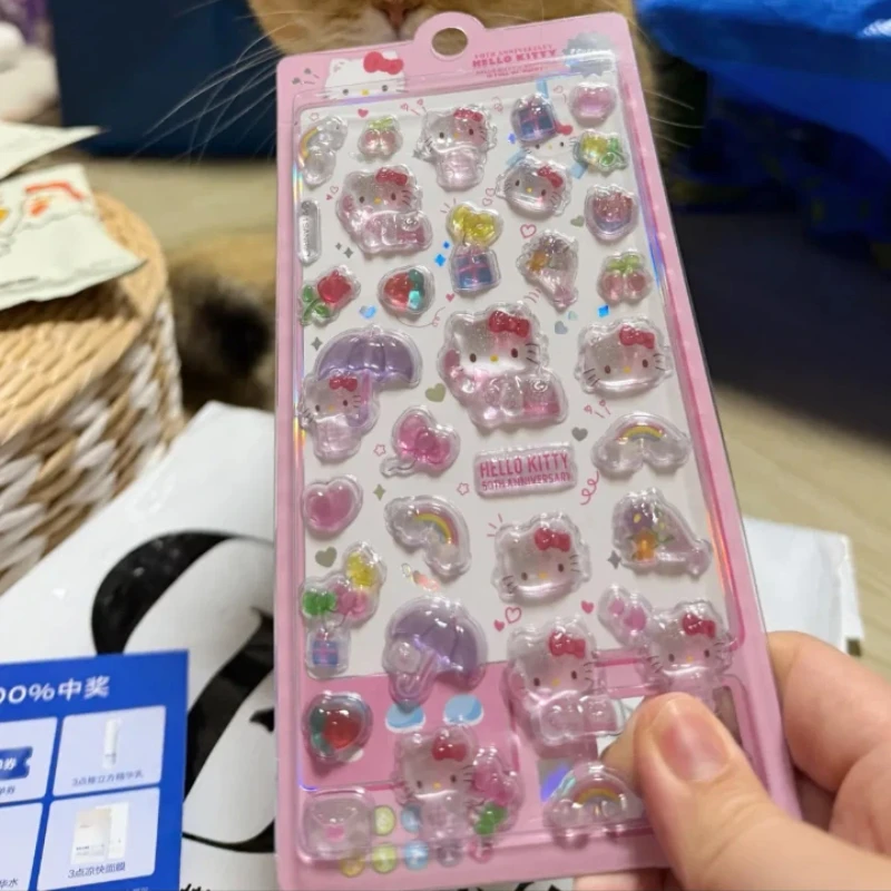 

Kawaii 2 шт. Kt 3d тисненая наклейка с кристаллами, водостойкая наклейка для украшения чехла для мобильного телефона «сделай сам», наклейка для ручного счета, подарок