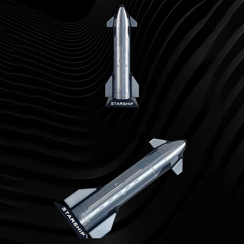 Premium Starship Model Space X Starship Model Space Vehicle Desk Decoration Collectible Model Toys Kids Gifts