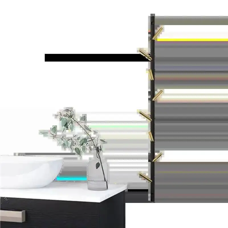 رفوف معطف معلقة صالة مفتوحة مجلة الشمال الفاخرة الدائمة مكان توفير الأحذية السكك الحديدية فستان المدخل Perchero أثاث المدخل #6