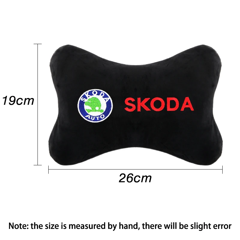 Car Seat Belts Shoulder Protection Car Soft Headrest Cushion Neck Pillow fit for skoda octavia fabia rapid yeti Kodiaq superb