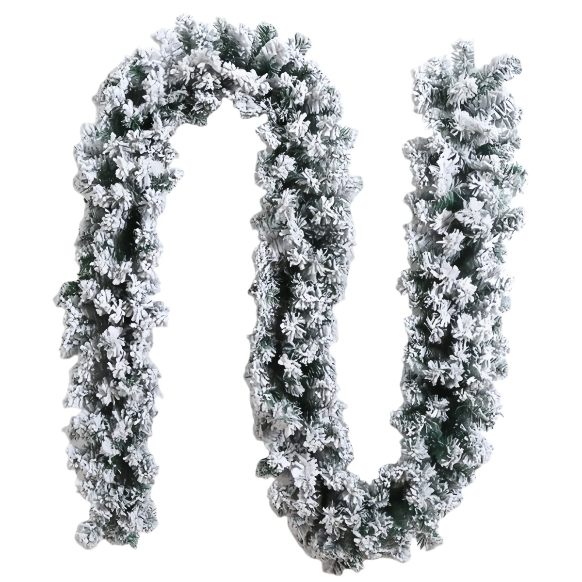 Flexible Decoration Garland 270CM Christmas Wreath Festive Celebration 270CM 8.8 Ft Artificial Christmas Garland