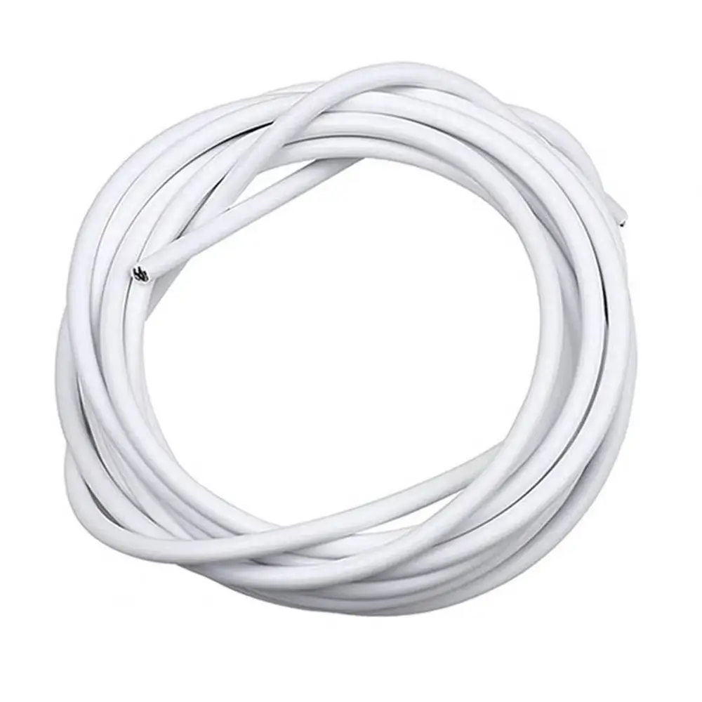 1Set Durable 2/3/4/5 Meters Curtain Spring Rope PVC Steel White Curtain Track Wire with HOOKS EYES Window Cord Cable Net