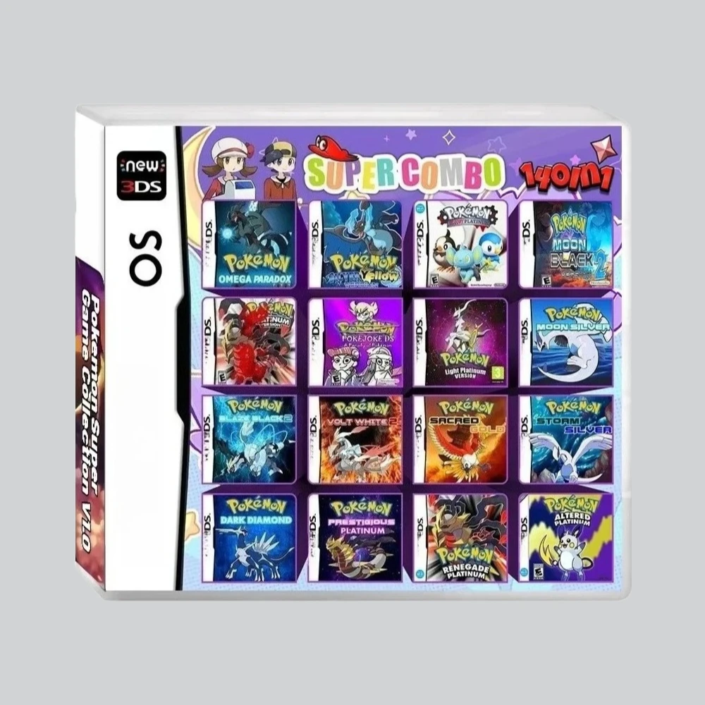 โปเกมอน 140-in-1 ซูเปอร์คอมโบ  - Retro Gaming Gif บทวิจารณ์และราคา