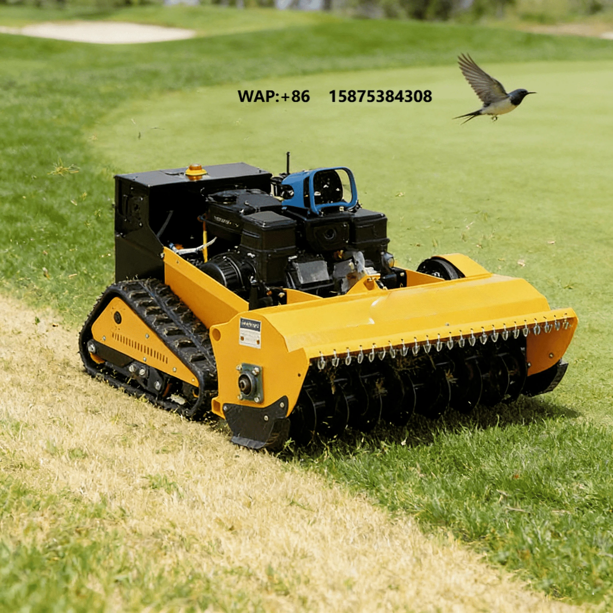Intelligent Control Crawler Remote Control Lawn Mower Remote Control Lawn Mower Remote Start Industrial