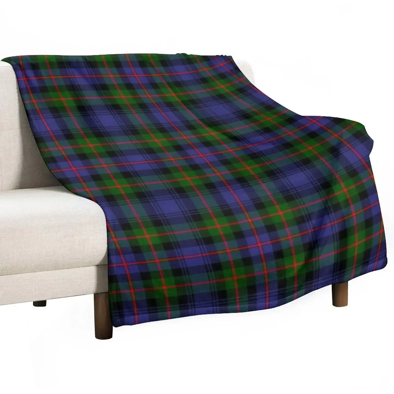 

Clan Fleming Tartan Throw Blanket Travel For Sofa Thin Softest Quilt Blankets