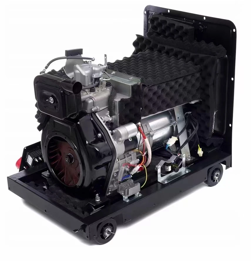 60HZ Silent Type Inverter    Generator 5kW 10kW 12kW Home Use 8kVA 6kVA 8kVA Low Noise 240V Single Phase Single