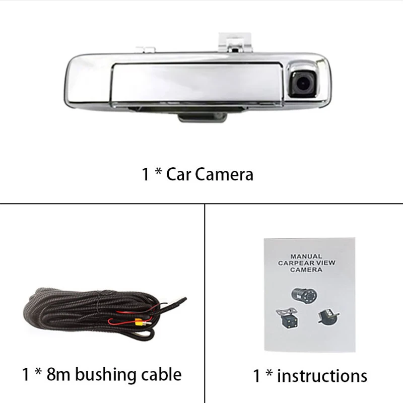 CCD Waterproof Pickup Truck Tailgate Handle Rear View Reverse Camera For Isuzu D-max Dmax RT50 RT85 2012~2018