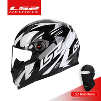 LS2 Full Face Motorcycle Helmet Men Women Motocross Helmet High-strength ABS Shell ECE Approved Motorcycle Accessories FF358