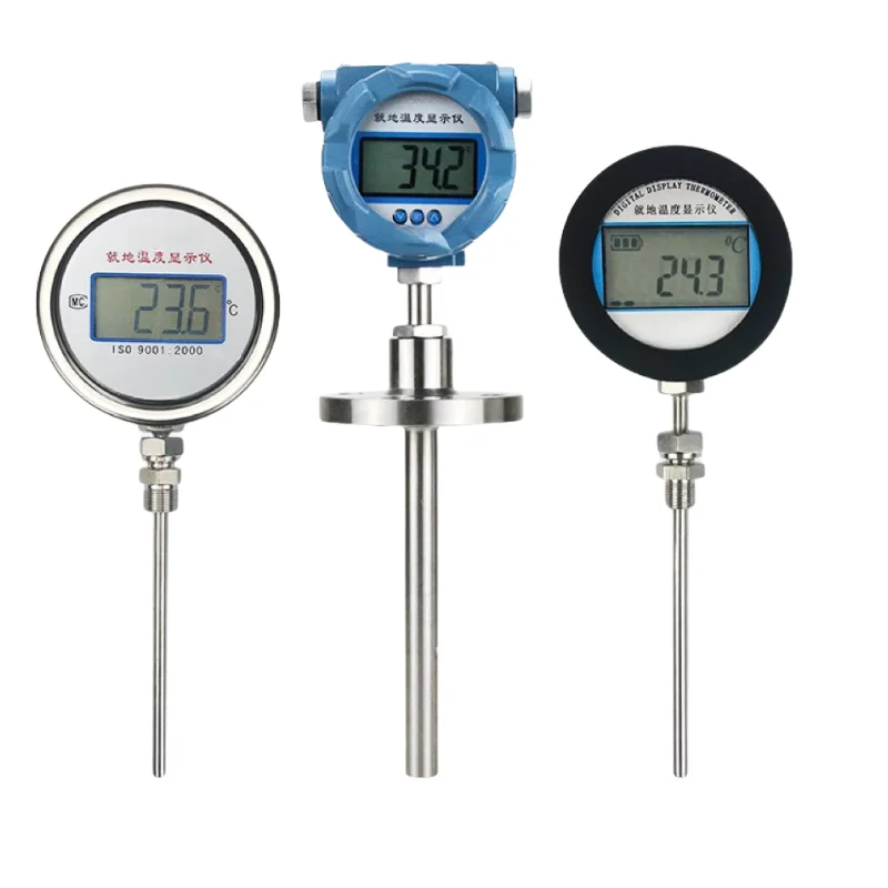 High-precision ForYk-100 digital pressure gauge for liquids and gases