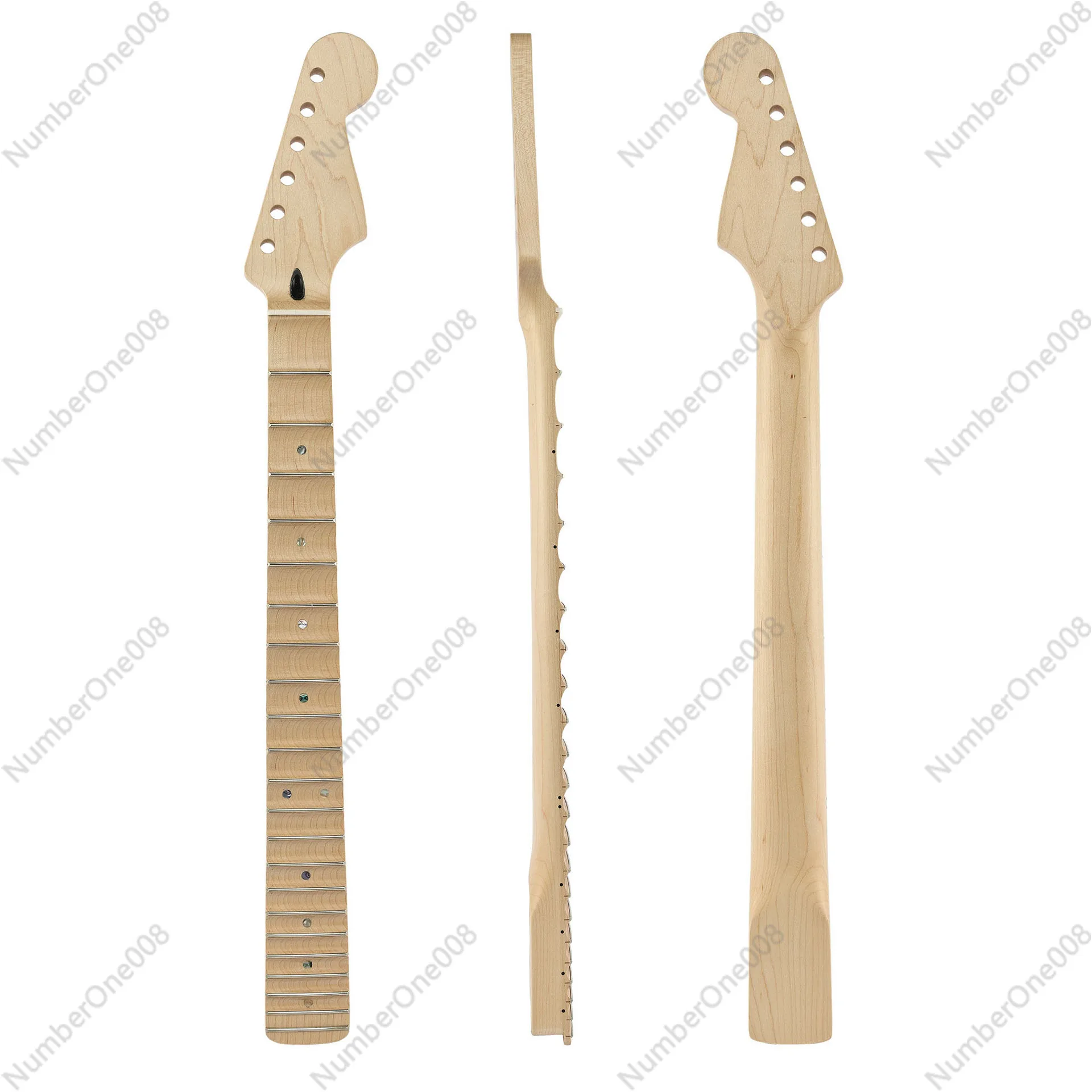 [Matte] 22 Frets Full-scalloped ST Electric Guitar Handle, Canadian Maple Neck, Wavy Fretboard