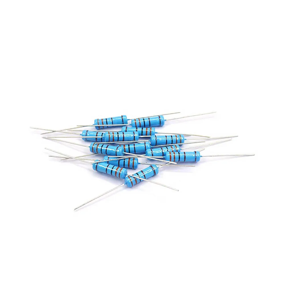 1/8W 1% 1R ~ 10M Ohm 100Valuesx50Pcs = 5000 sztuk 0.125W maszyna do cięcia metalu z rezystor z folii wybrane elementy — zdjęcie 4