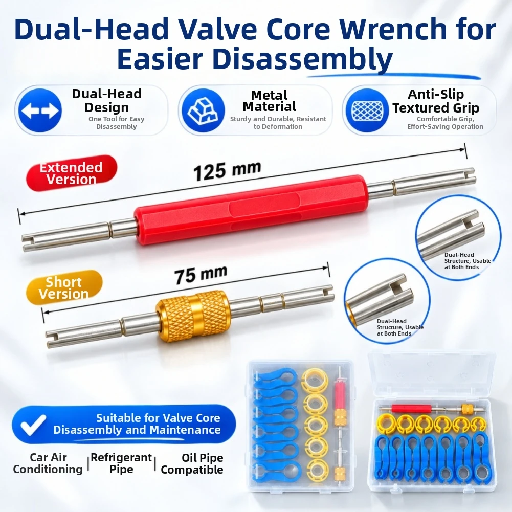16Pcs Car AC Fuel Line Disconnect Tool Kit For Quick Release Remover Set Plastic Metal For Automotive For Air Conditioning Pipe