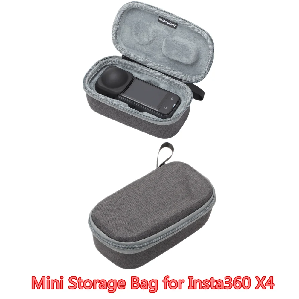 

Mini Storage Bag For Insta360 X4 Single Machine Package Body Storage Bag Protective Carrying Case Sports Camera Accessories ﻿