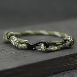 Fashion Adjustable Paracord Bracelet Unisex Outdoor Adventure Survival Braclet Best Friend Jewelry Lucky Fabic Braslet Pulseira