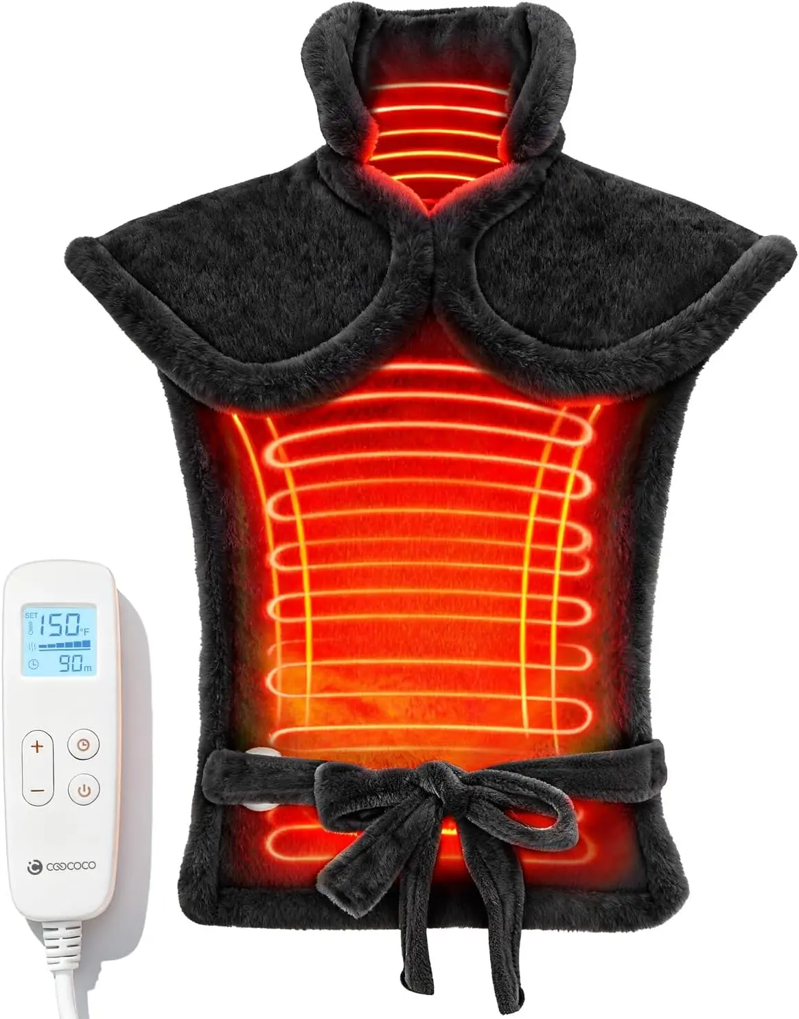 

Большая грелка для шеи, плеч и спины с 6 режимами нагрева, функцией автоматического отключения, подходит для FSA/HSA.