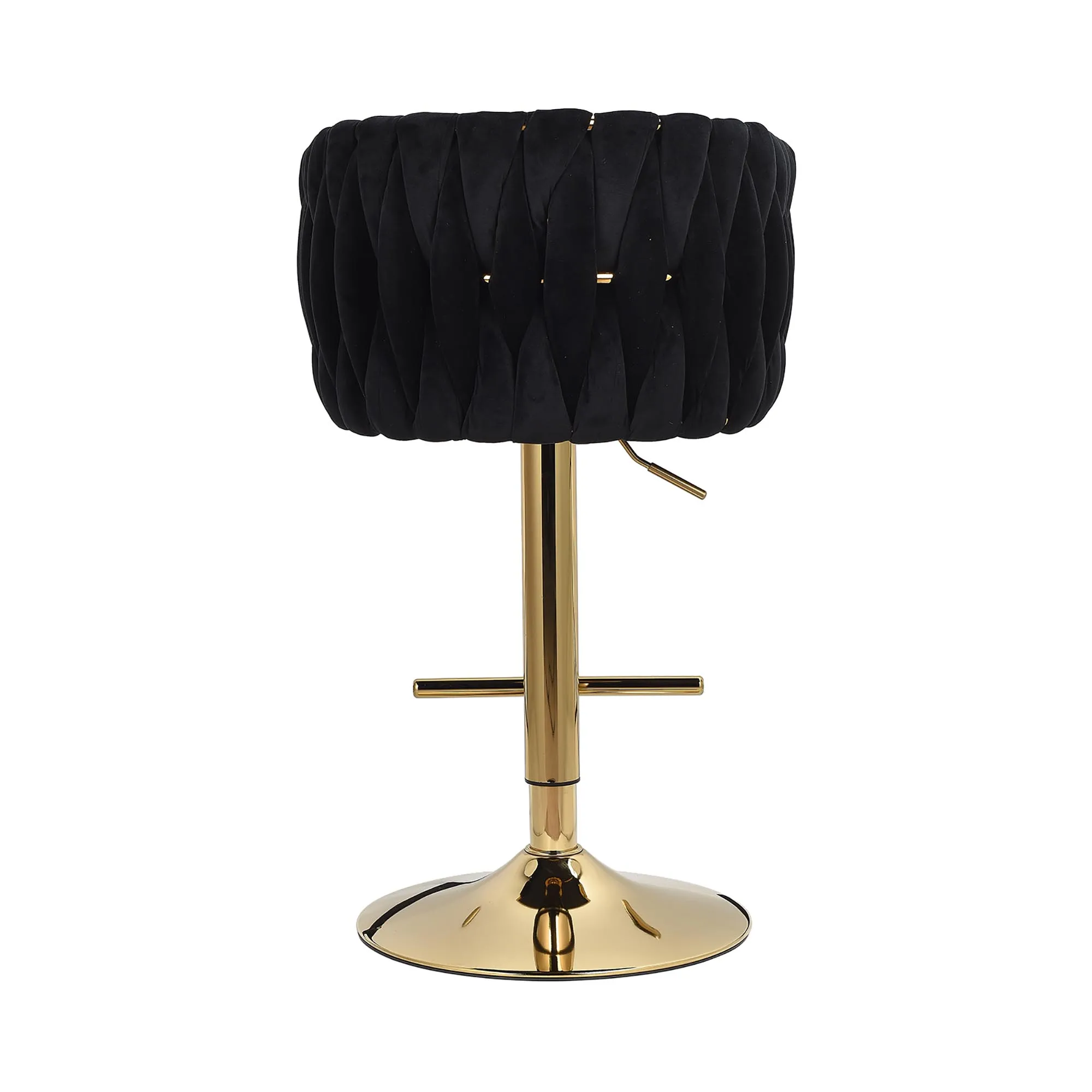 Sgabello da Bar in velluto da 2 pezzi regolabile in altezza e sedie da Bar rotanti a 360 gradi sgabello alto con schienale e poggiapiedi